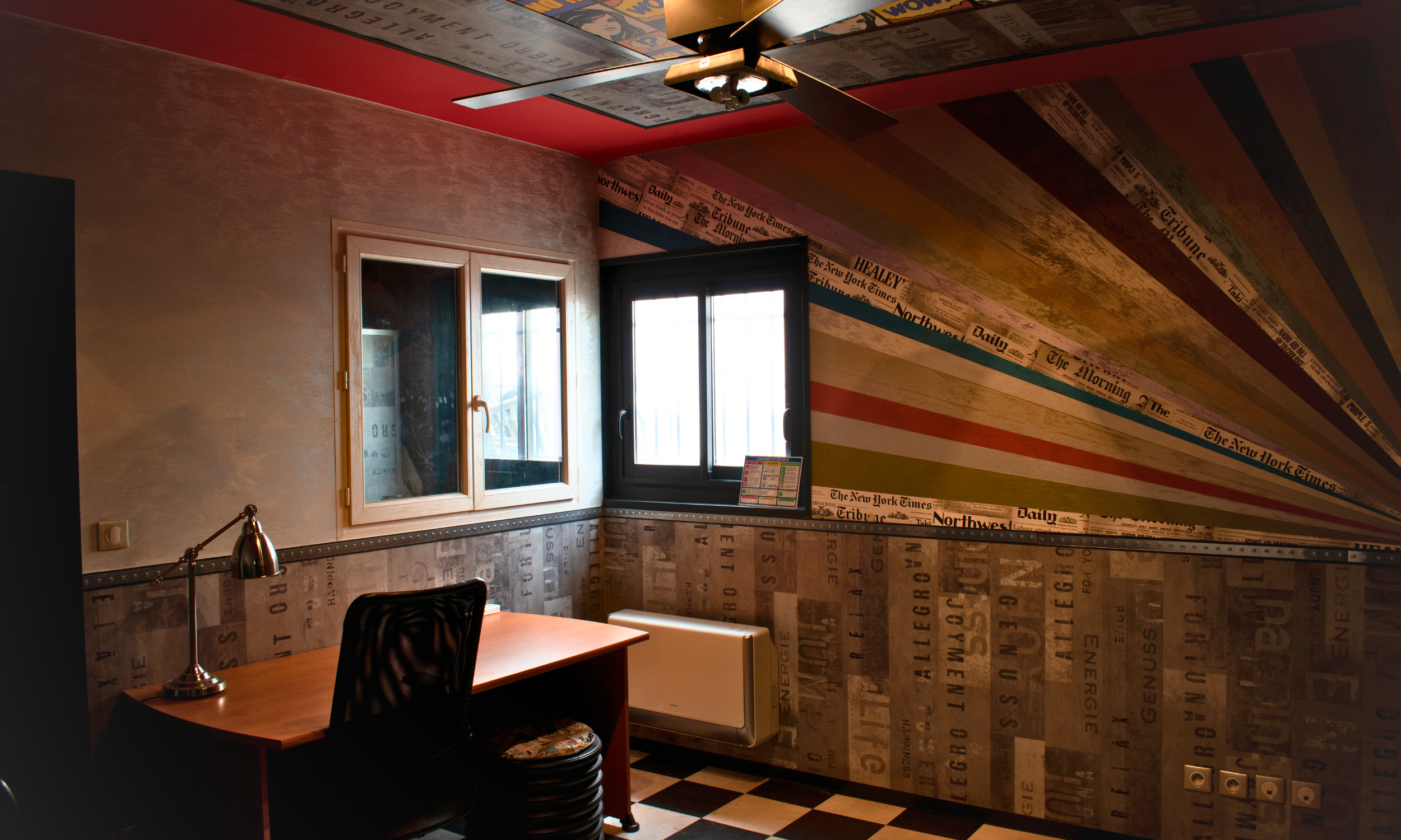 Entrée bureau Arc-en-ciel - Edifils